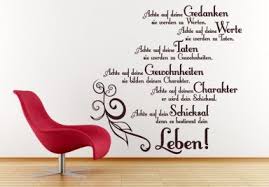 Wandtattoo Wandtattoos Wandspruche Wandzitate Wall Art De Zitat Wand Wandtattoo Spruche Wandspruche