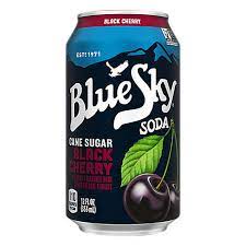 Garnish with lime wedge, a cherry and enjoy now! Blue Sky Soda Pop Cane Sugar Black Cherry 12 Fl Oz Randalls