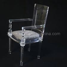They are thick crystal clear acrylic and fold and unfold easily. China Acrylic Hotel Chair Clear Dining Chair Plexiglass Furniture Glass Chair China Acrylic Dining Chair Acrylic Bar Stool