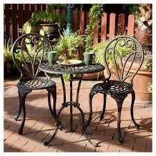 Maybe you would like to learn more about one of these? Thomas 3pc Cast Aluminum Patio Bistro Set Dark Gold Christopher Knight Home Target