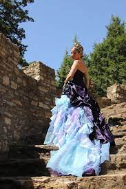 Check spelling or type a new query. Purple Wedding Dress With Blue And Purple Organza Accents Etsy