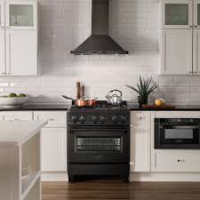 Check spelling or type a new query. Zline 30 4 0 Cu Ft Dual Fuel Range With Gas Stove And Electric Oven In Black Stainless Steel Rab 30