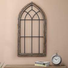 This frame is cathedral shaped for extra. World Menagerie Wood And Metal Cathedral Wall Decor Reviews Wayfair