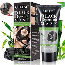 Masque peel off au charbon activé diy activated Cidbest Official Peel Off Charcoal Mask