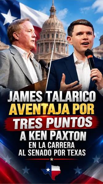 Paxton vs Talarico quién va a ganar? Por el momento Talarico lleva la ventaja.