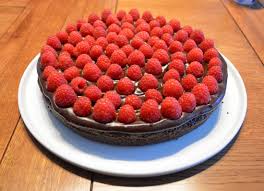 Flourless Chocolate Pecan And Raspberry Torte What S Cooking Ella