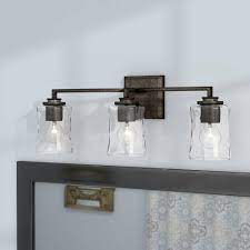 Berns 3 Light Vanity Light In 2021 Black Bathroom Light Fixtures Vanity Lighting Bathroom Lighting