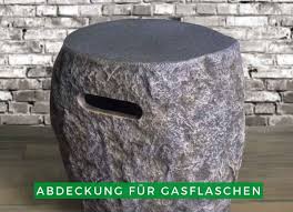 Abdeckung Fur Gasflaschen Naturstein Optik Faser Beton Fur 11kg Gasbehalter Gas Feuerstelle Flaschen Natursteine