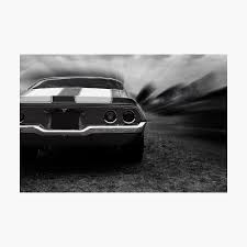 I had to cut the gear plate raised edges so the body will fit flat. Chevrolet Camaro Ss Camaro 1970 Black And White Poster By Hottehue Redbubble