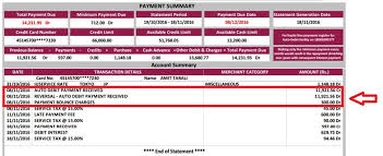The account will change to dr or cr as per entries. Axis Bank Regarding Credit Card Statement