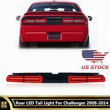 Rear Led Tail Lights Assembly For Dodge Challenger W Sequential Indicator 08 14 Ebay Challenger Led Tail Lights Dodge Challenger