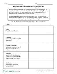 Creating An Outline 5th Grade Printable Google Search Argumentative Writing Writing Organization Pre Writing