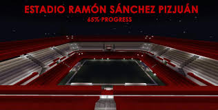 The ramón sánchez pizjuán stadium has the nickname la bombonera, though that is more commonly used to refer to the home of boca juniors. Estadio Ramon Sanchez Pizjuan Sevilla Fc Stadium Minecraft Map