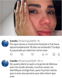 Ya los fans de Altafulla no le compran ya sus lagrimas jajaja. Pdta: "Yo en  modo víctima llorando por algo que claramente yo mismo cause." 😞😞  #karinagarcia #karinagarciaoficial #altafulla #teammelissagate #meligate  #melissagate #