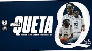 Neemias queta cette nuit : Neemias Queta Named A Finalist For Kareem Abdul Jabbar And Naismith Defensive Player Of The Year Awards Utah State University Athletics