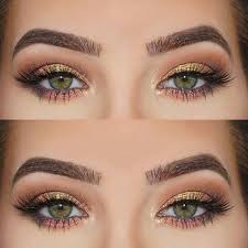 makeup for green eyes and dark hair