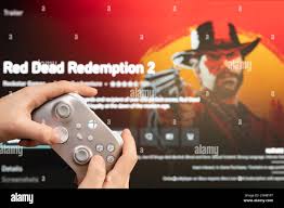 Red dead redemption video game hi-res stock photography and images - Alamy