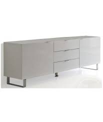 Sideboard drei drehtüren eine schubladen weiß betonoptik moderne möbel fürs wohnzimmer. Centus Glanzend Weiss Lackiertes Sideboard Design Home Wohnzimmer Kuche Studio