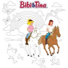 Ausmalbilder bibi und tina 6ausmalbilder jeder ausmalbilder gratis, schnittmuster kleid kleid standesamt weißes kleid petticoat kleid, bastelideen | bibi & tina, coloring pages : Bibi Und Tina Motiv Zum Ausmalen Tasse Spreadshirt