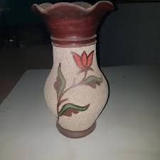 Hasilnya bisa anda jadikan sebagai hiasan dinding berupa origami dari kertas. Guci Motif Bunga Gerabah Kerajinan Tanah Liat Shopee Indonesia