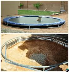 Diy Inground Sunken Trampoline 8 Top Trampoline Hacks Backyard Backyard Trampoline Backyard Safety