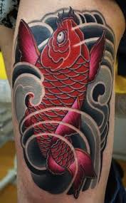 Red Koi By A D Pancho Koi Fish Japanese Tattoos Sleeve Tattoos Japanese Tattoo Japanese Tattoo Designs Japanese Sleeve Tattoos