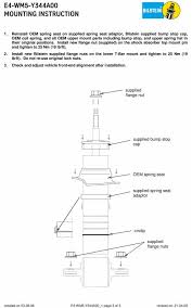 bilstein 5100 series front rear shock package for 2007