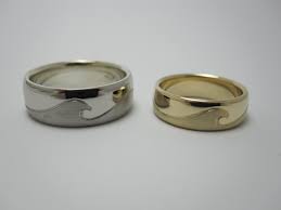 Pacific Waves Wedding Rings By Seventysixdesign Wedding Rings Rings For Men Rings