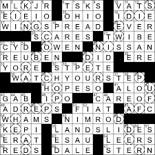 4914 june 9, 1999 answer key: Fetchfeeds 0122 19 Ny Times Crossword 22 Jan 19 Tuesday