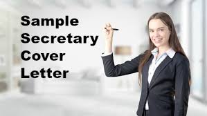 Secretary Cover Letter