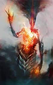 Shadim The Cleansing Fire Dark Fantasy Art Creature Art Concept Art Characters