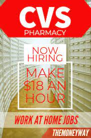 Cvs Is Now Hiring Work At Home Job Work From Home Jobs Working From Home Home Jobs