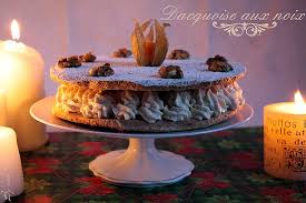 Dacquoise Aux Noix Desserts De Fete Noix Dacquoise