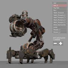 You can save time and money when developing games with free unity assets. Mech Neck Walker Blender Game Engine And Unity 3d Free 3d Model Fbx Obj X Dae X3d Unity Blend Free3d