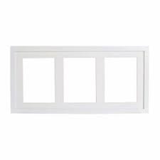 Ikea 3er Bilderrahmen Ribba Rahmen In 52x25cm Mit Passepartout Weiss Ebay