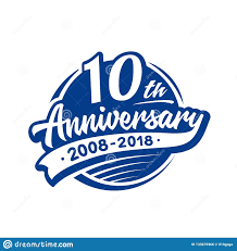 illustration about 10 years anniversary design template ten years vector and illustration 10th logo illustration of eve 10 logo anniversary logo logo design