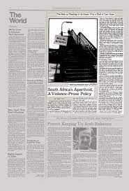 Also look for theater, movies, culture, entertainment. The Rule On Teaching Of Afrikaans Was A Kind Of Last Straw The New York Times