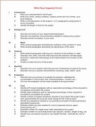 White Paper Format Template Elegant White Paper Templates To Help You In Formatting Your White In 2020 Paper Outline Paper Template Treatment Plan Template