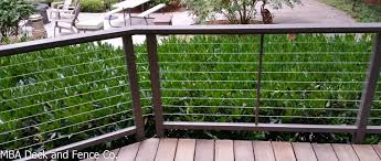 Stainless steel cable railings can clash with a home's existing aesthetic or the desired theme for your outdoor living space project. Stainless Steel Cable Railing System Or Not Mba Deck And Fence