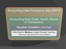 Tally is defined as record, count (as verb) or a record of debit and credit or an account. What Is The Meaning Of Masters And Vouchers In Tally Erp 9 Accountsguy