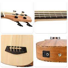 Need the tuning notes for a ukulele? Donner Dub 110 30 Inch Acoustic Electric Bass Ukulele Spruce Mahogany Body With Case Musical Instruments Kolhergroup Ukuleles Mandolins Banjos