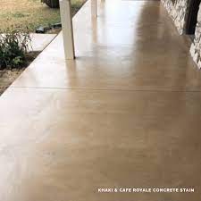 Acid stain color chart offered by ariizona polymer flooring featuring their line of concrete stains. Concrete Antiquing Stain Color Khaki 1 Gal Stamped Concrete Stain In 2021 Outdoor Concrete Stain Concrete Stain Patio Paint Concrete Patio