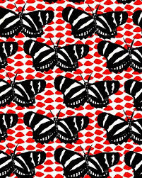 Black And Red Pattern Design Butterfly Red And Black African Inspired Print Africanprints Textile Fashion Design Africanfashion Print Patterns Pattern Art Surface Pattern Design