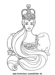 Ausmalbild Prinzessin Mit Krone Gratis Ausdrucken