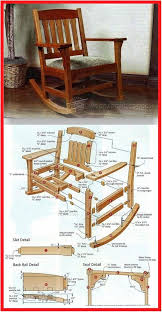 75 Reference Of Rocking Chair Blueprints Free Rocking Chair Plans Woodworking Plans Diy Diy Rocking Chair