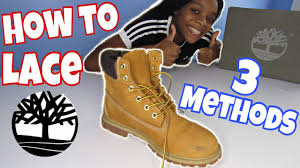 If you like how to wear timberlands, you might love these ideas. How To Lace Your Timberlands 3 Methods Youtube