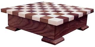 Amish Walnut And Maple Wood Checker And Chess Set With Storage Wood Chess Chess Board Chess Set
