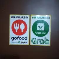 Selain itu grabfood juga menyediakan layanan lainnya seperti grabkitchen dan grabmart. Sticker Waterproof Now Available On Gofood Grabfood Lazada Indonesia