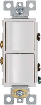 Shop menards for a great selection of light switches available in various colors and configurations. Broan Nutone P2rw Two Rocker Wall Control Switch For Bathroom Exhaust Fan White 2 Amazon Com