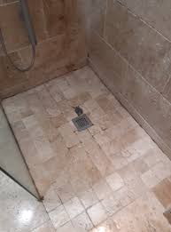 Wipe the tiles with water and a clean sponge as you set them. Removing Shower Tiles From Waterproof Membrane Home Improvement Stack Exchange